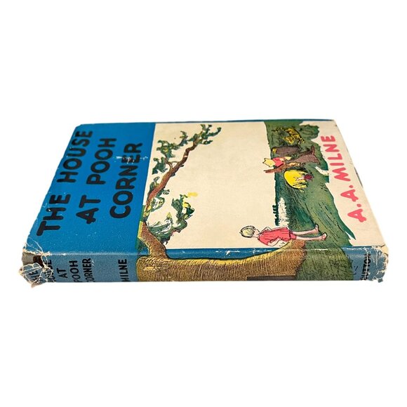 Milne The House At Pooh Corner Book Dutton Winnie-the-Pooh HC DJ 1945 Vintage - Picture 10 of 11